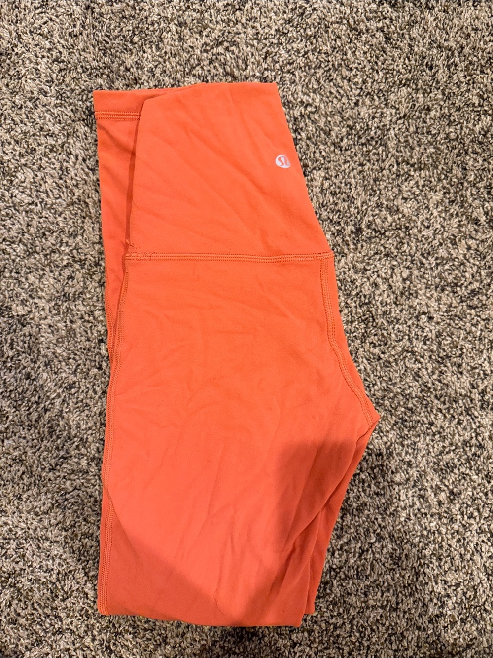Good condition Lulu lemon Orange Leggings size 2